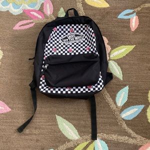 Vans, one size, black and white.